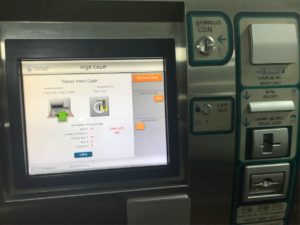 チェンナイ地下鉄券売機