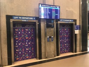 チェンナイ空港国際線エレベーター