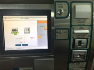 チェンナイ地下鉄券売機