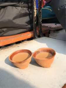 バラナシのチャイ陶器