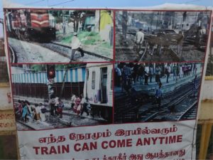 インドの鉄道ポスター