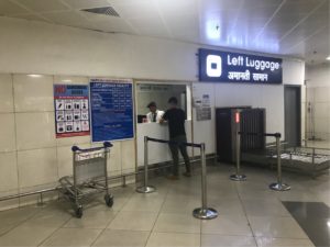 ニューデリー空港ターミナル3 手荷物預かり所
