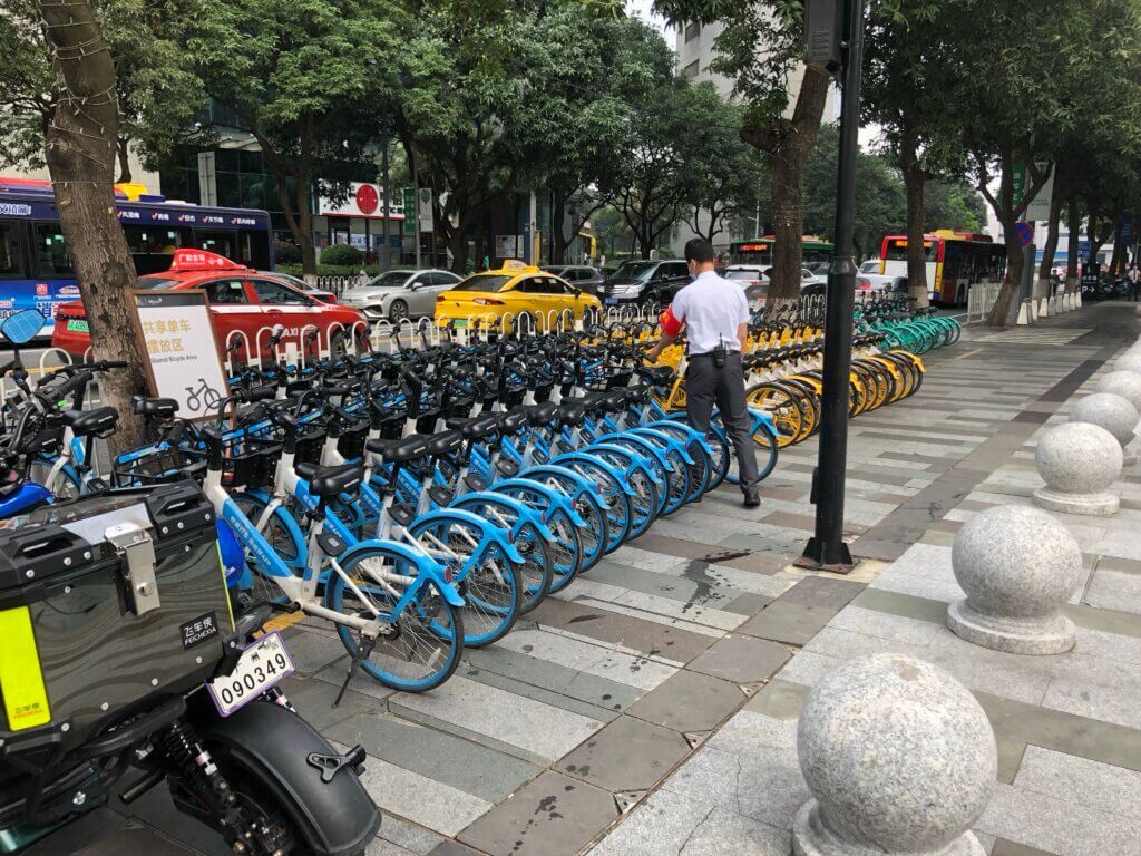 中国　シェアサイクル