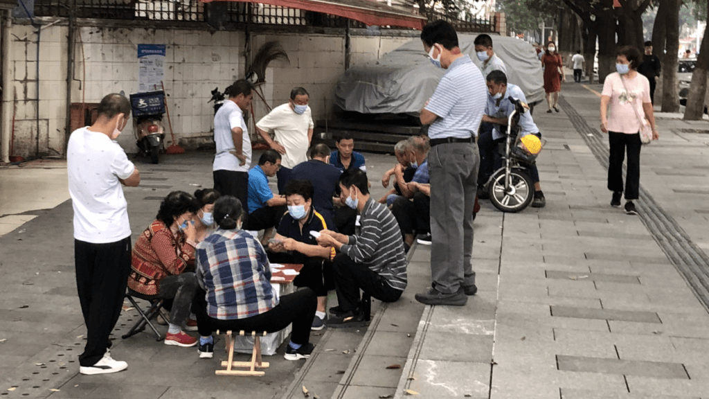 中国　街角　広州